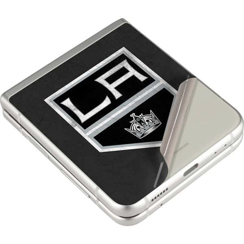 NHL Los Angeles Kings Distressed Galaxy Z Flip4 5G Skin